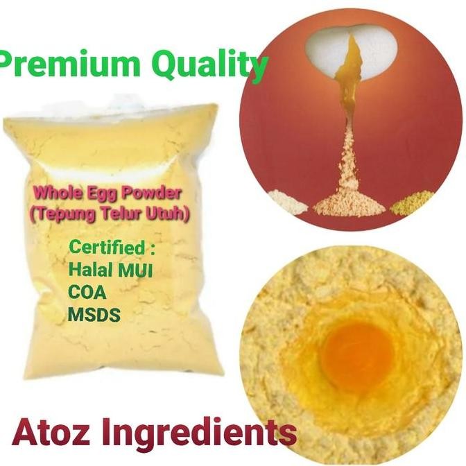 

Grosir Whole Egg Powder Best Quality / Tepung Telur Utuh Kuning & Putih 1 Kg