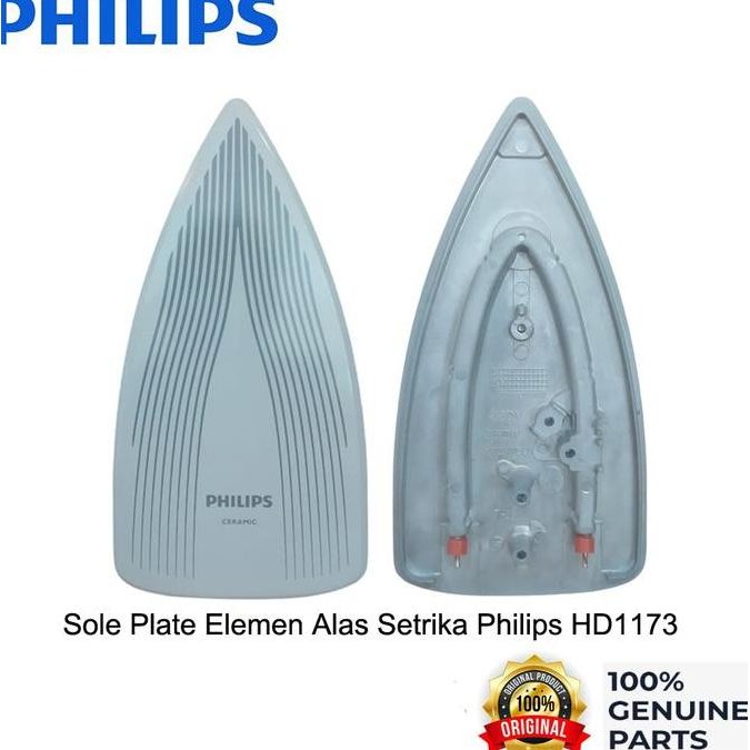 Tersedia PHILIPS Setrika SperPart Sole Plate Elemen Pemanas Alas HD1173 Original
