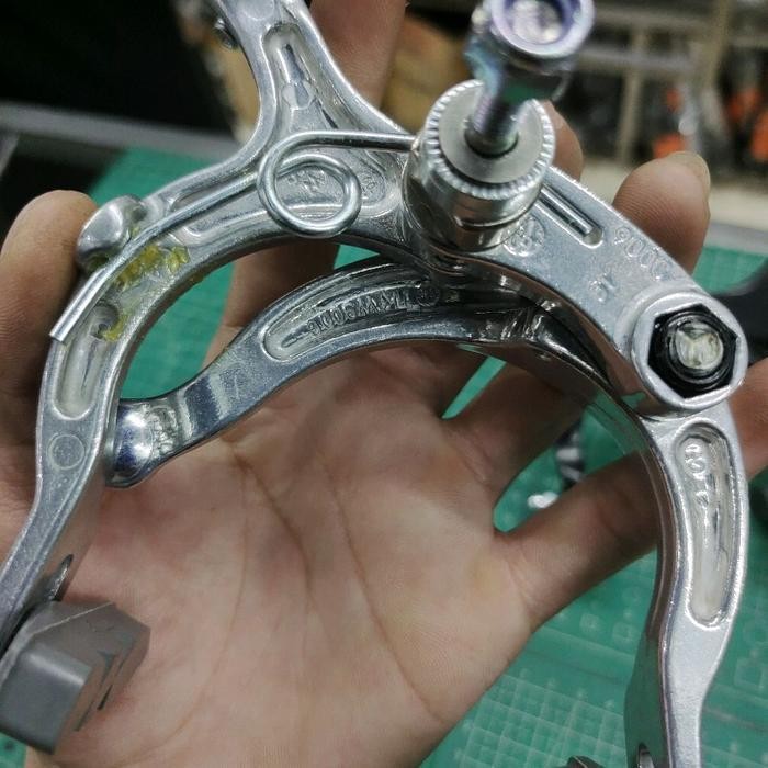 U Brake Tektro Tkw810 Tkw900 Alloy Long Arm  Double Pivot Rem Ubrake Tektro C Hybrid Sepeda Seli Set