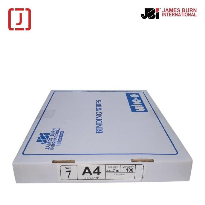 

Premium Spiral Kawat A4 3:1 No. 7 (7/16") JBI - Putih (Box Isi 100 Batang) - Spiral Binder Buku