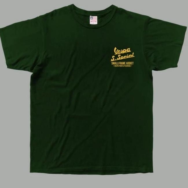 Promo Kaos Vespa Smallframe Addict Original