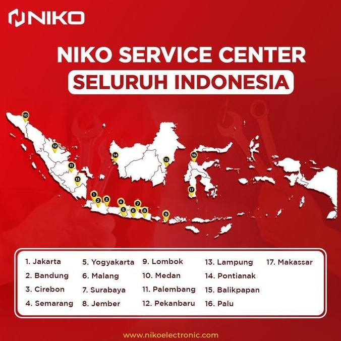 KIPAS ANGIN MEJA NIKO 9 INCH - KUNING