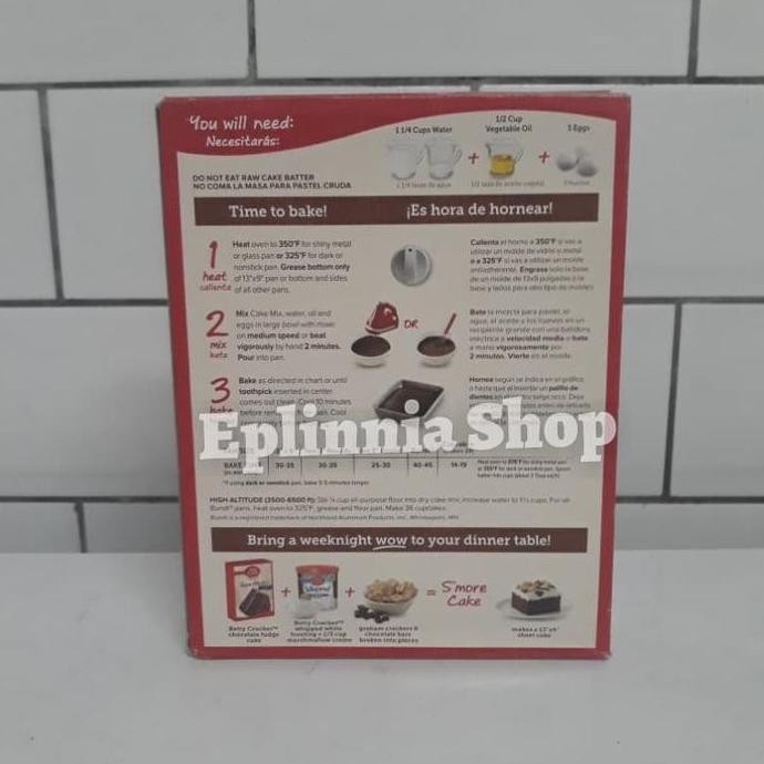 

Murah Betty Bety Crocker Super Moist Chocolate Fudge Cake Mix 432 Gr