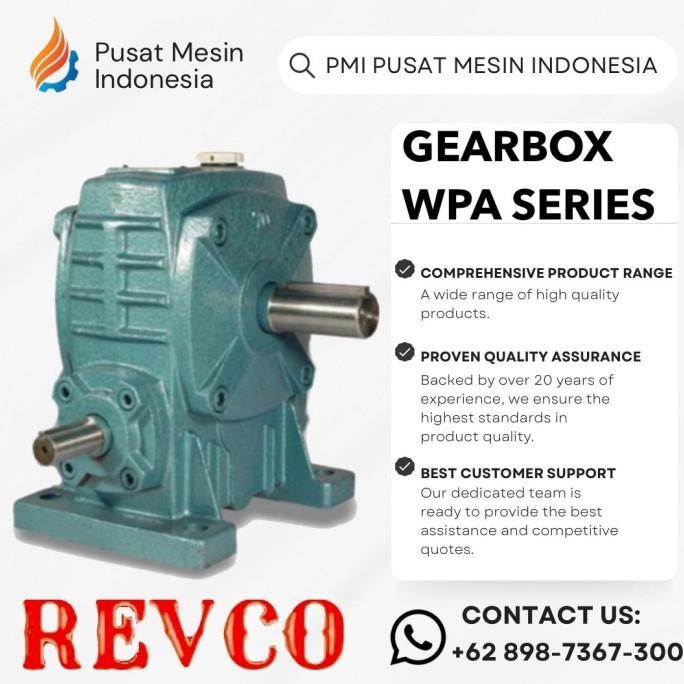 Gear Box Revco Wpa 120 Worm Gear Reducer Ratio 1:10-60/ Gearbox Wpa/ Gearbox Speed Reducer Wpa/ Gear
