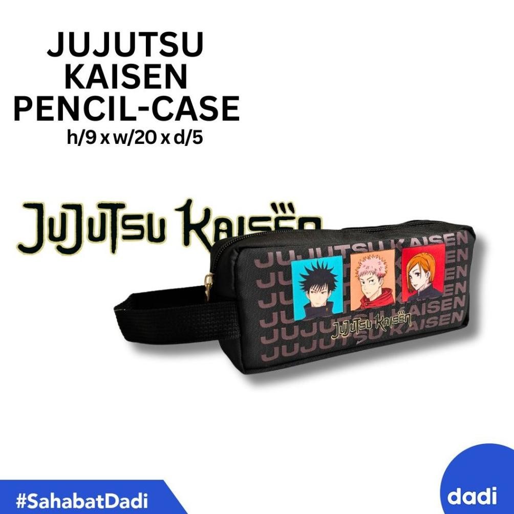 

LINDU Dadi - Jujutsu Kaisen Graphic Black Pencil Case - Tempat Pensil/Alat Tulis