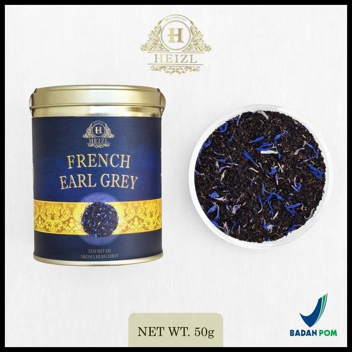 

Terlaris Heizl French Earl Grey Black Tea Bergamot Oil Special Blend Teh Hitam Premium 50Gr Good Quality