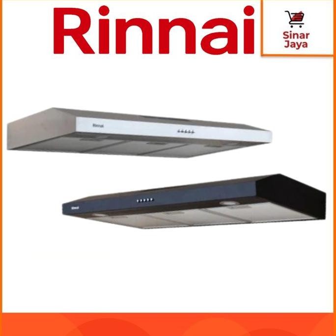 Tersedia RINNAI RH-229 B / RH-229B / RH-229 SS Cooker Hood Hitam / Stainless (Penghisap Asap Dapur)
