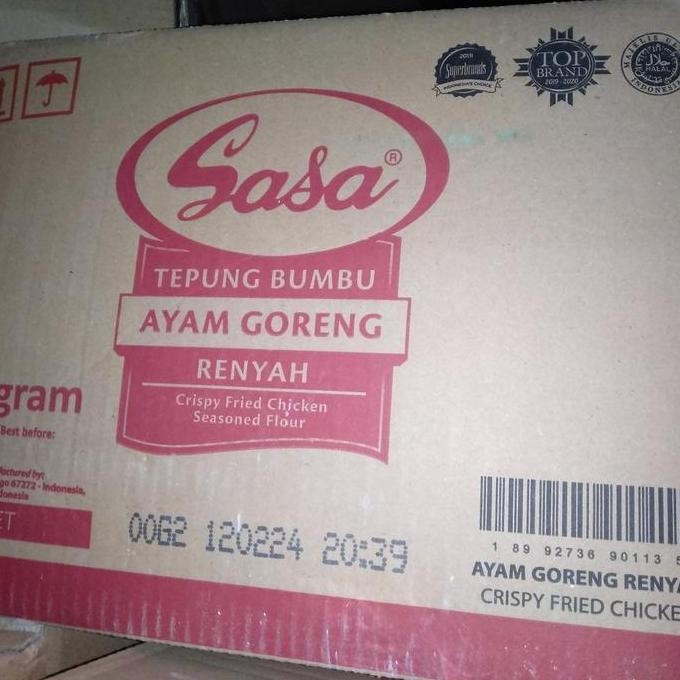 

Grosir Tepung Sasa Ayam Goreng 900 Gr Perdus 12 Pcs