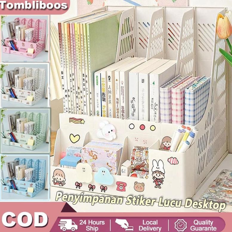 TERLARIS Set Alat Tulis Rak Buku Rak Buku Pengatur Pena Rak Buku Pengatur Pena Rak Buku Pengatur Pen
