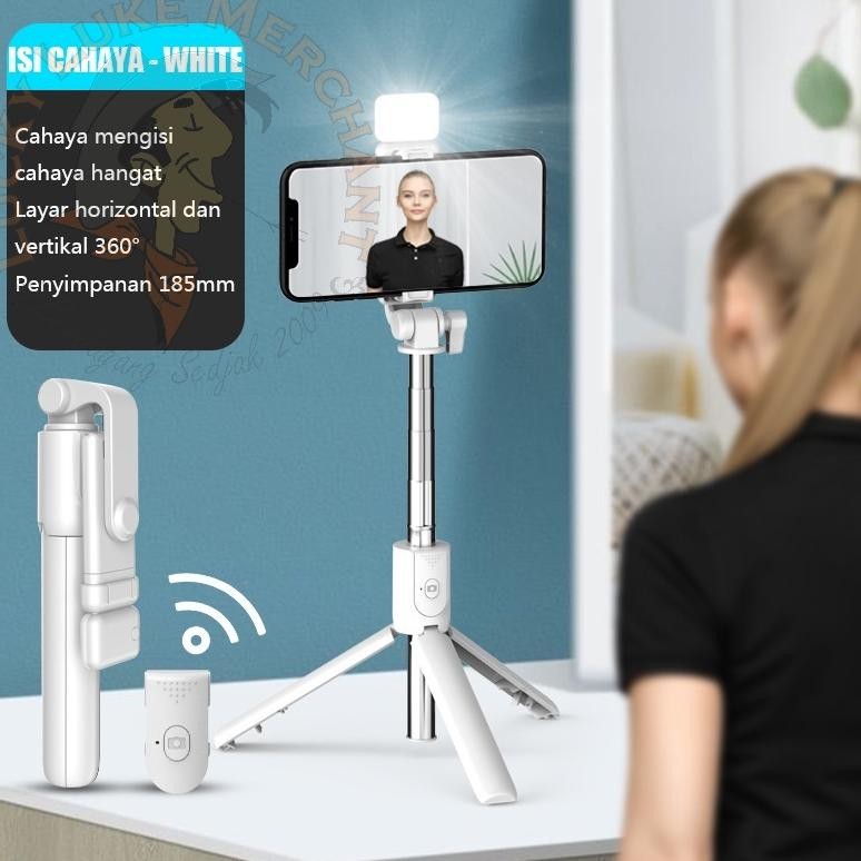 TERLARIS Tongsis Tomsis Tripod Wireless Bluetooth Combo 4in1 3in1 Photo Video Selfie Vlog Tiktok You