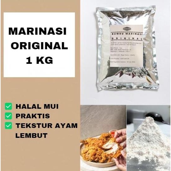 

Grosir 1 Kg Marinasi Original Fried Chicken
