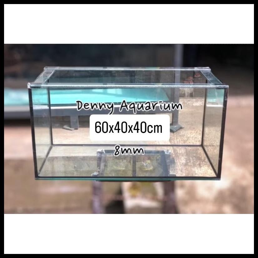 AQUARIUM KACA UKURAN 60X40X40CM 8MM FULL