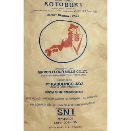 

Grosir Tepung Terigu Kotobuki 25Kg Jne / Cake Flour Kotobuki Flour