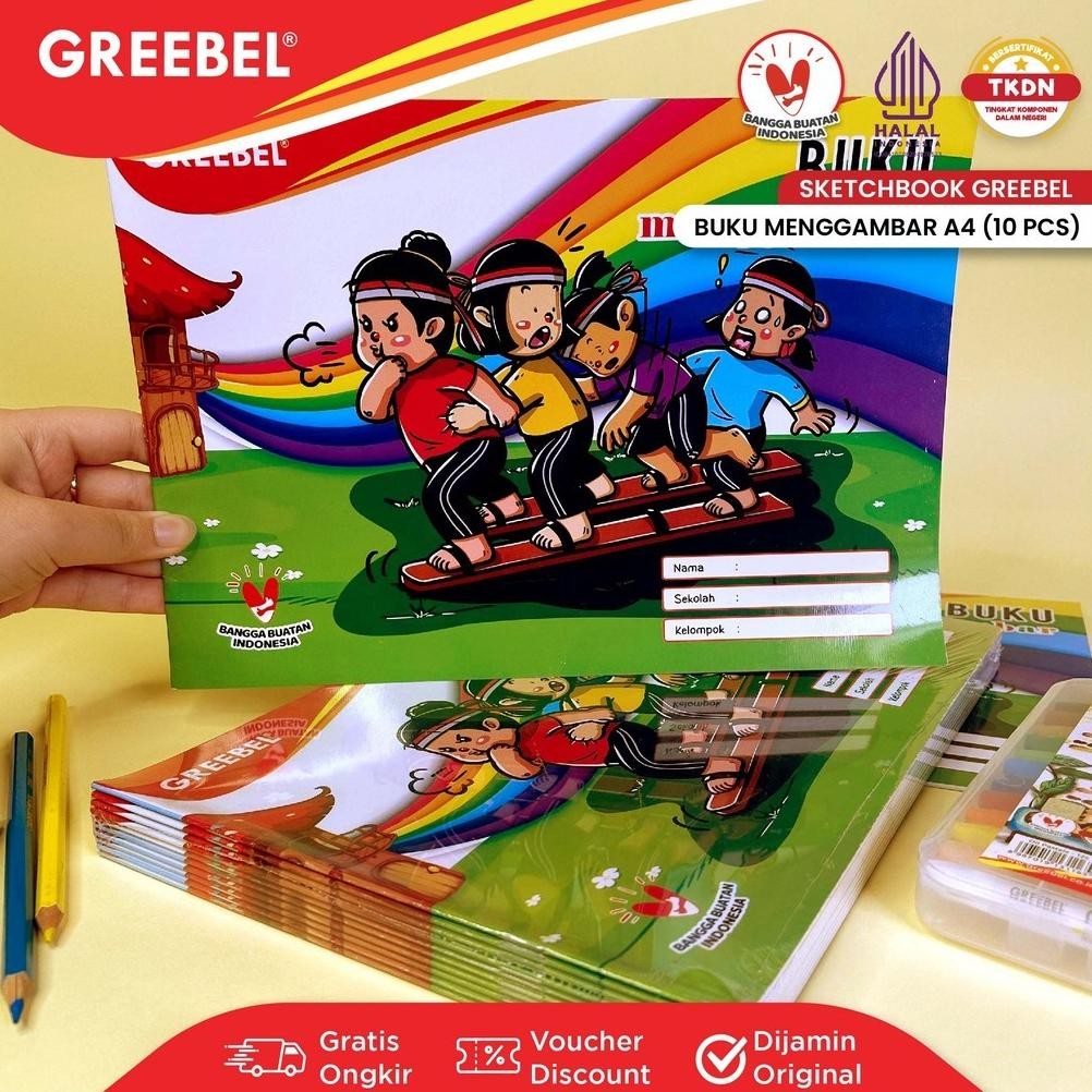 

LINDU GREEBEL Buku Gambar A4 (10PCS/PACK) / Sketch Book 16 Halaman (B GAMBAR A4)