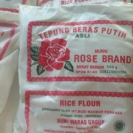 

Terlaris Gojek / Grab Only Tepung Beras Putih Rose Brand 500 Gram