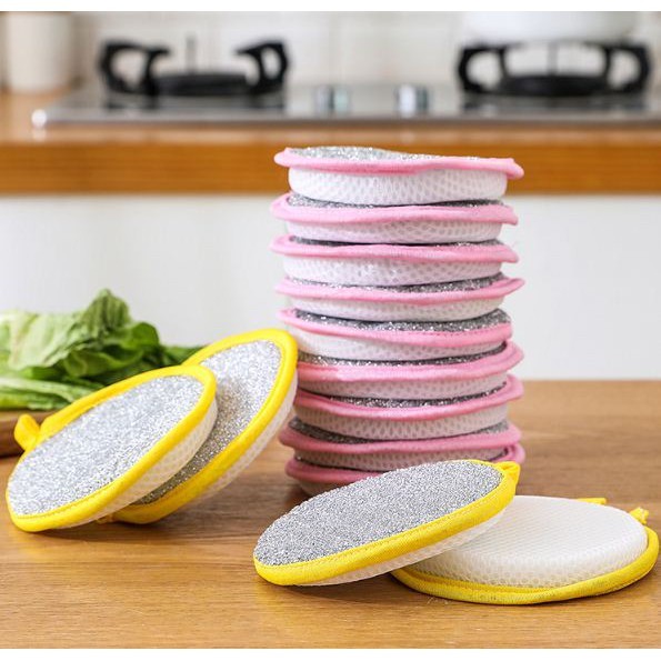 SPONS CUCI PIRING 2 SISI - SPONGE BUSA 2 SISI SPON CUCI PIRING OVAL