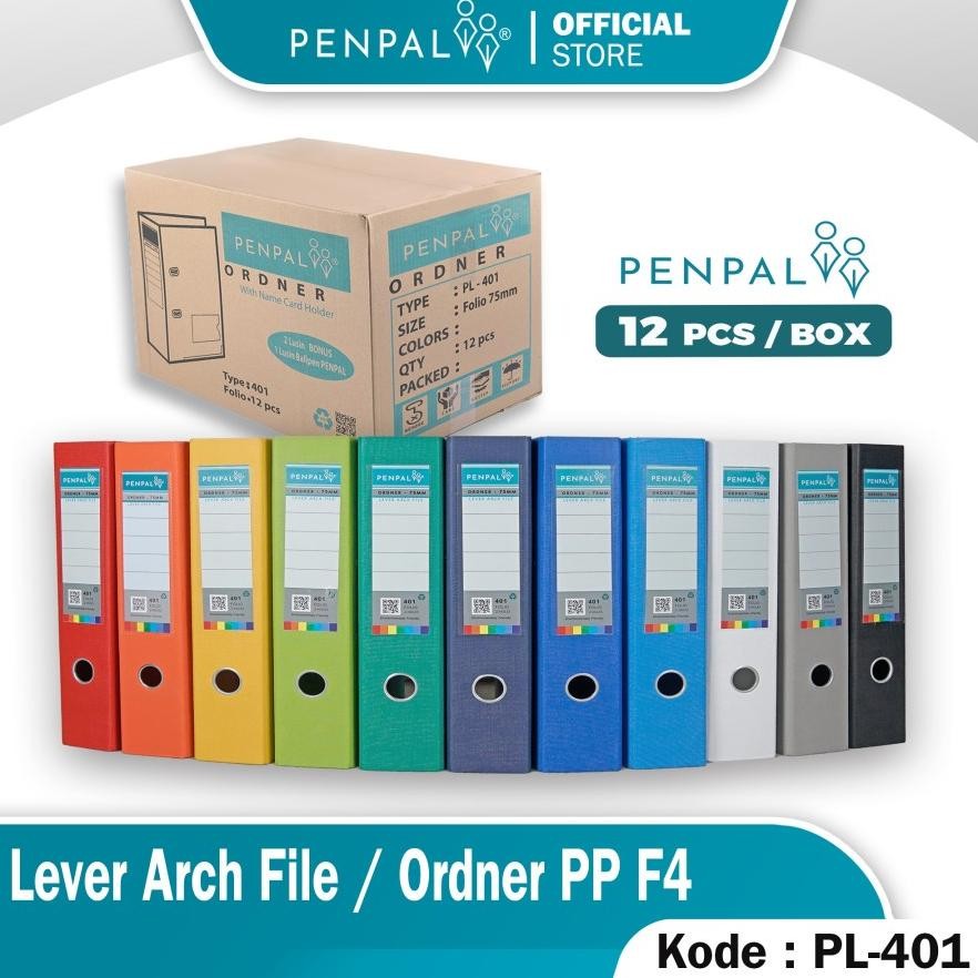 

LINDU Penpal Lever Arch File / Ordner Folio PL-401 ( 12 Pcs )