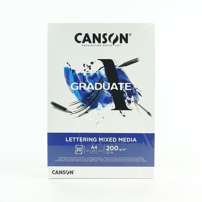 

LINDU Canson Graduate Lettering Mix Media A4