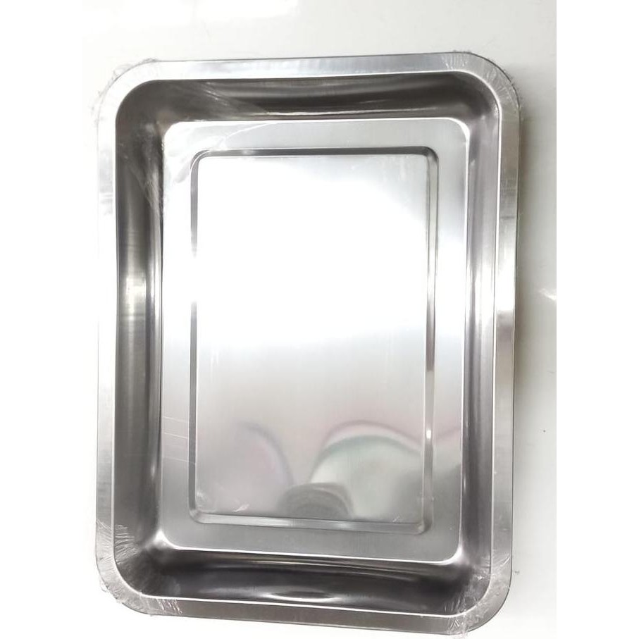 ~~~~~] HAKAI Stainless Meat / Food Tray / Nampan Sayur 36x27 cm #SSHB-MPH/36