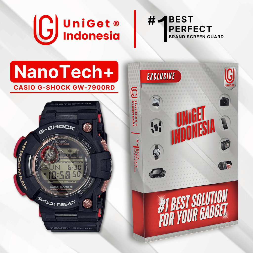 UniGet EPU BIO GENESIS Hydrogel for Casio Smartwatch G-Shock GWF-1035F / Screen Guard (Nanotech+ 100
