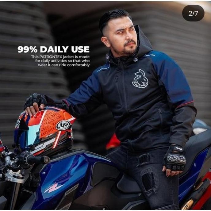 Miliki Jaket Rabbit And Wheels Patron Tex | Jaket Ridding | Touring Jacket Non Protector | Original 