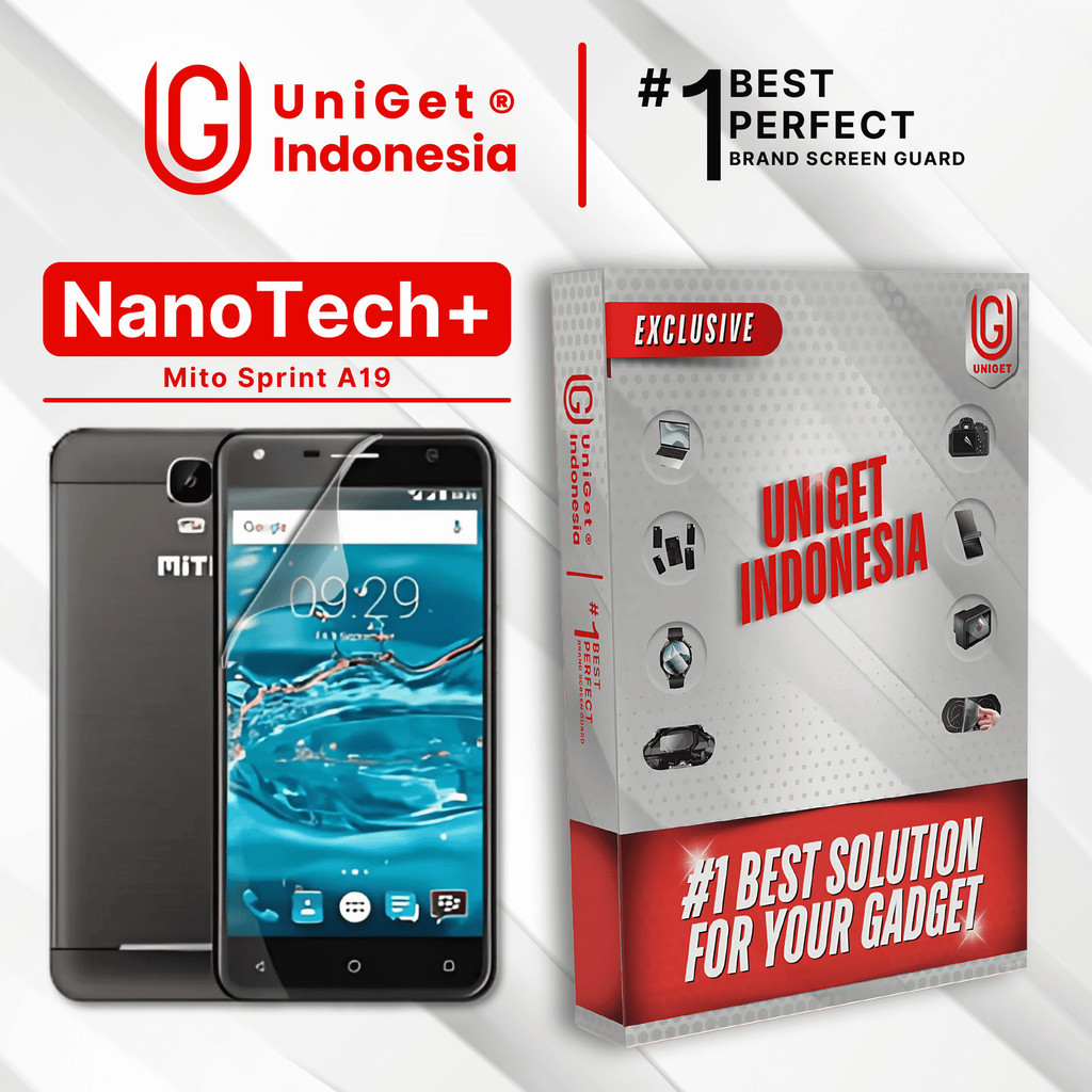 UniGet EPU BIO GENESIS Hydrogel for Mito Sprint A19 / Screen Guard (Nanotech+ 100% Recycle) Premium 