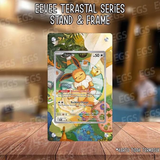 stand frame eevee ar terastal festival kartu bonus