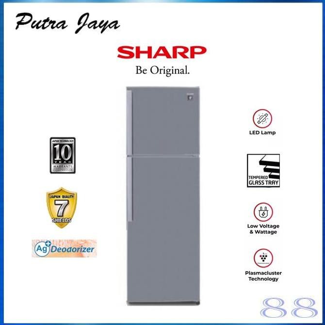 Murah Sharp Kulkas 2 Pintu Sj-450Gp-Sd / Sj450Gpsd / Sj450Gp