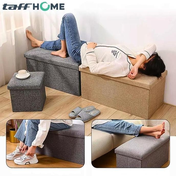 

Terlaris Storage Box Kayu Bentuk Sofa Ottoman Kotak Tempat Penyimpanan Barang Mainan