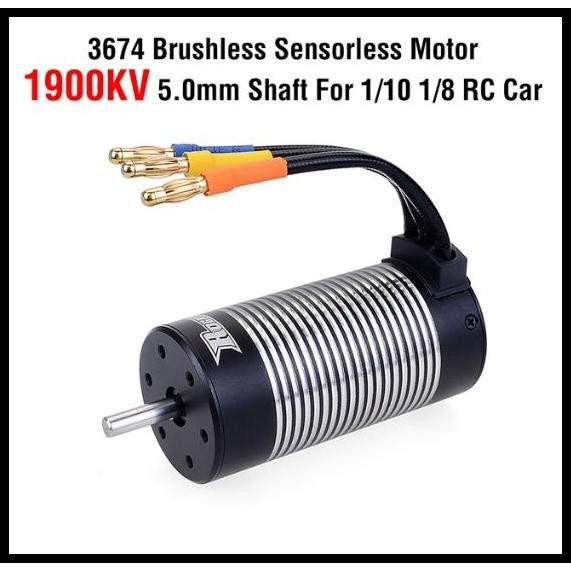 Brushless Motor Sensorless 4076 2000Kv For 1/8 Rc Car