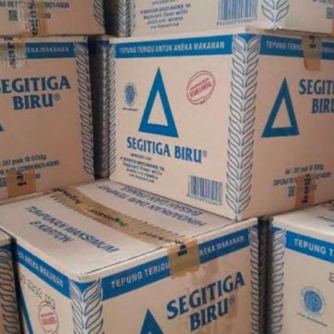 

Terlaris Tepung Bogasari Segitiga Biru 500Gr X 20