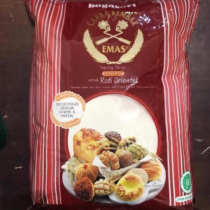 

Terlaris Tepung Cakra Kembar Roti Oriental 5Kg