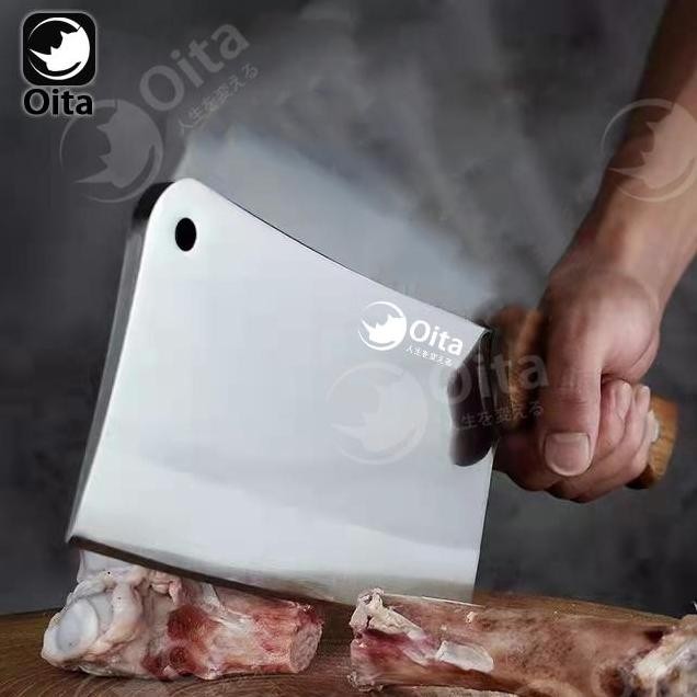 

Terlaris 1.2Kg Pisau Tulang Xl Stainless Steel Bone Crusher Cleaver Chopper Pisau Dapur Pisau Daging