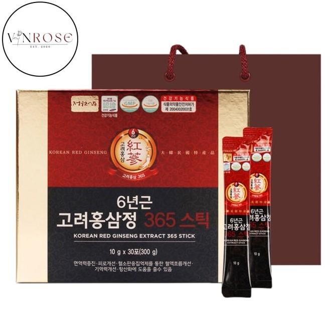 

[30 Stick] Korean Red Gingseng 6 Years Old Jung Won Sam Extract 365
