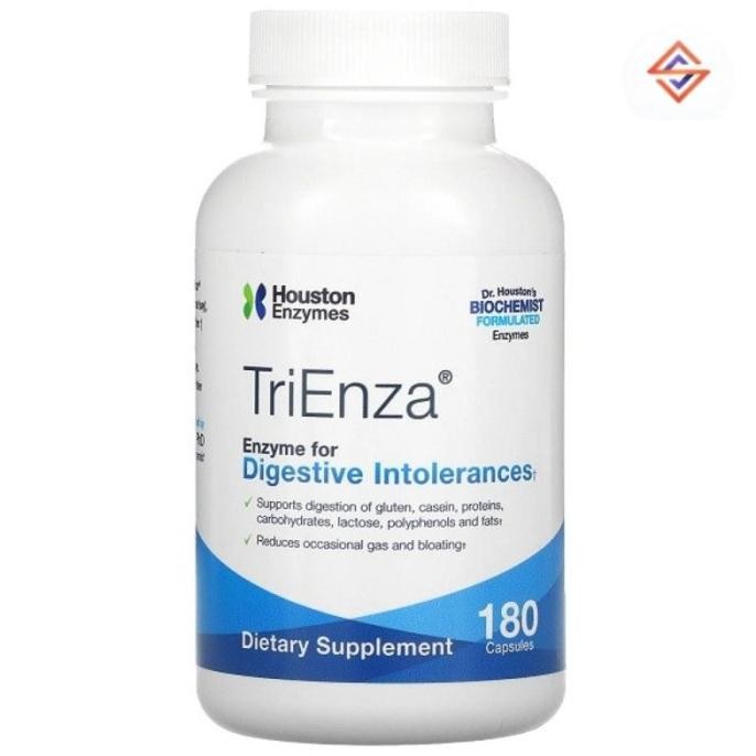 Houston Enzymes Trienza Enzyme For Digestive Intolerances 180 Caps Original Produk