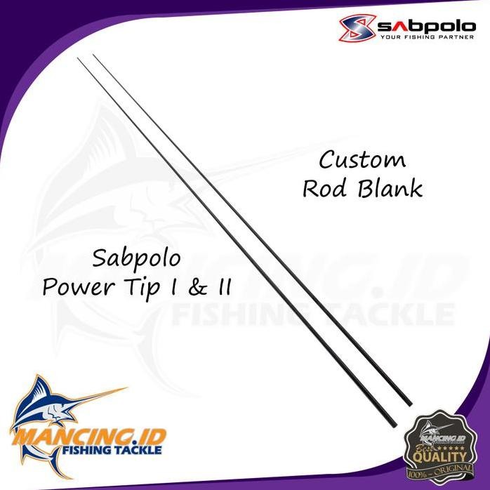 

Terlaris Sabpolo Custom Blank Power Tip I & Ii Rod Jigging Laut Carbon Hollow