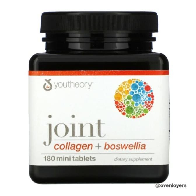 Youtheory Joint Collagen + Boswellia 180 Tablets