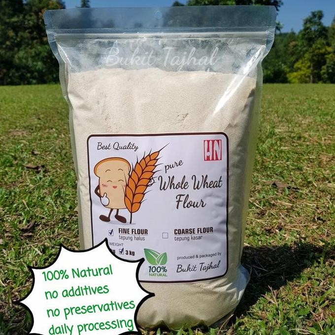 

Terlaris Whole Wheat Soft Flour 3 Kg / Tepung Gandum Utuh Halus 3 Kg