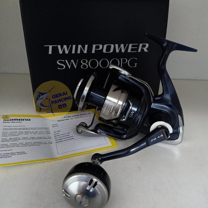Terlaris Reel Shimano Twin Power 2021 Sw8000Pg