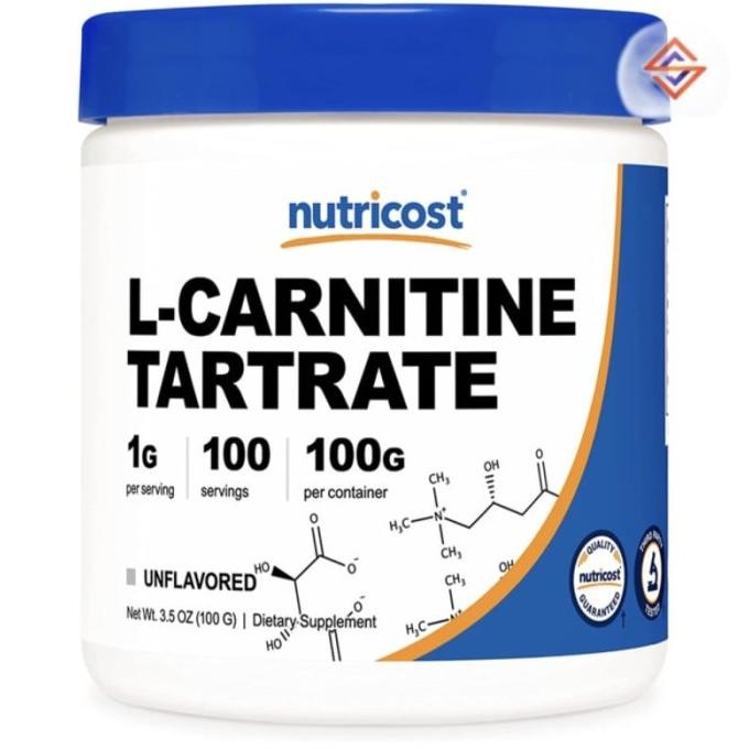

Nutricost L Carnitine Tartrate Powder 100 Grams 1 Gram Per Serving Original Produk