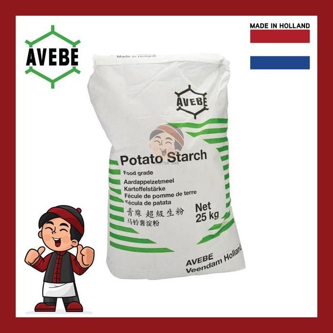 

Terlaris Avebe Potato Starch / Tepung Kentang Avebe 25Kg