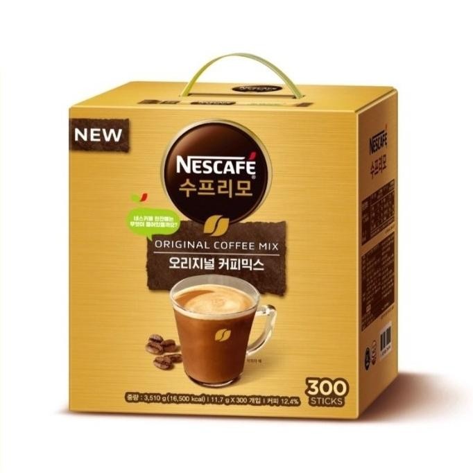 

[10 Sachet] Nescafe Supremo Original Coffee Mix Korea Kopi Sachet