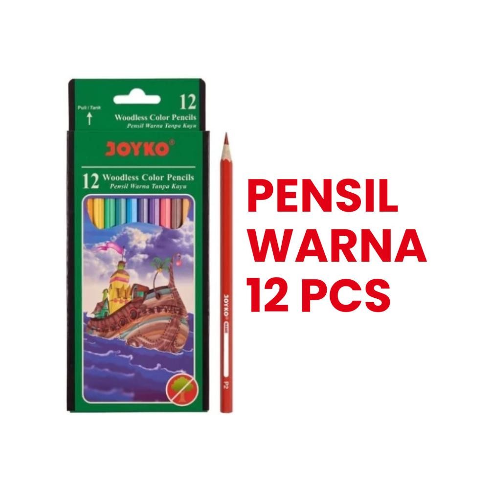 

LINDU Free Pensil Warna Joyko 12 Pcs