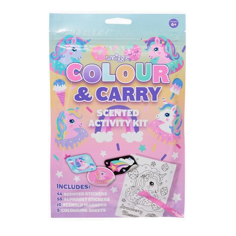 

LINDU Smiggle Mini Colour & Carry Scented Activity Kit - IGL477795UNC