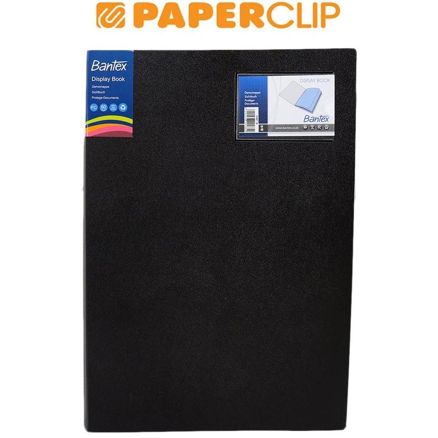 

LINDU DISPLAY BOOKS / CLEAR HOLDER BANTEX 3187 F4/60 10 BLACK