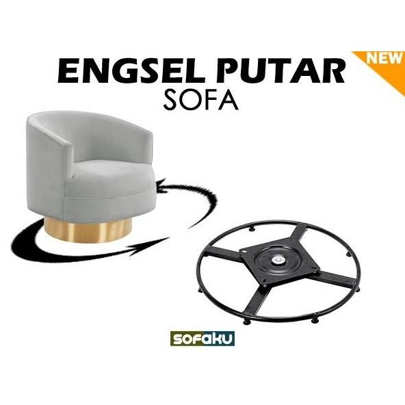 

Terlaris Engsel Putar Sofa - Swivel Rottary Metal - Alat Putar Sofa Kursi