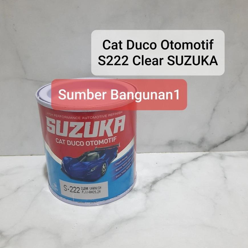

KA cat duco clear bening SUZUKA S 222 clear varnish cat besi otomotif mobil motor