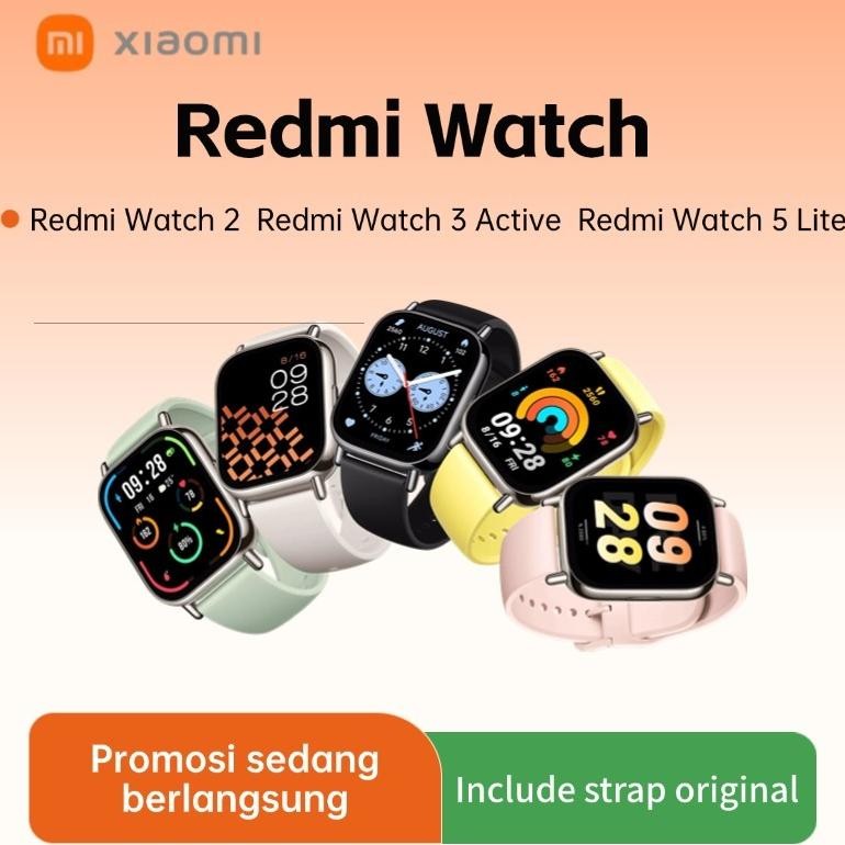 Diskon Redmi Watch Lite&Active | Redmi Watch 3 Active | Redmi Watch 2 Lite Second 100% Original