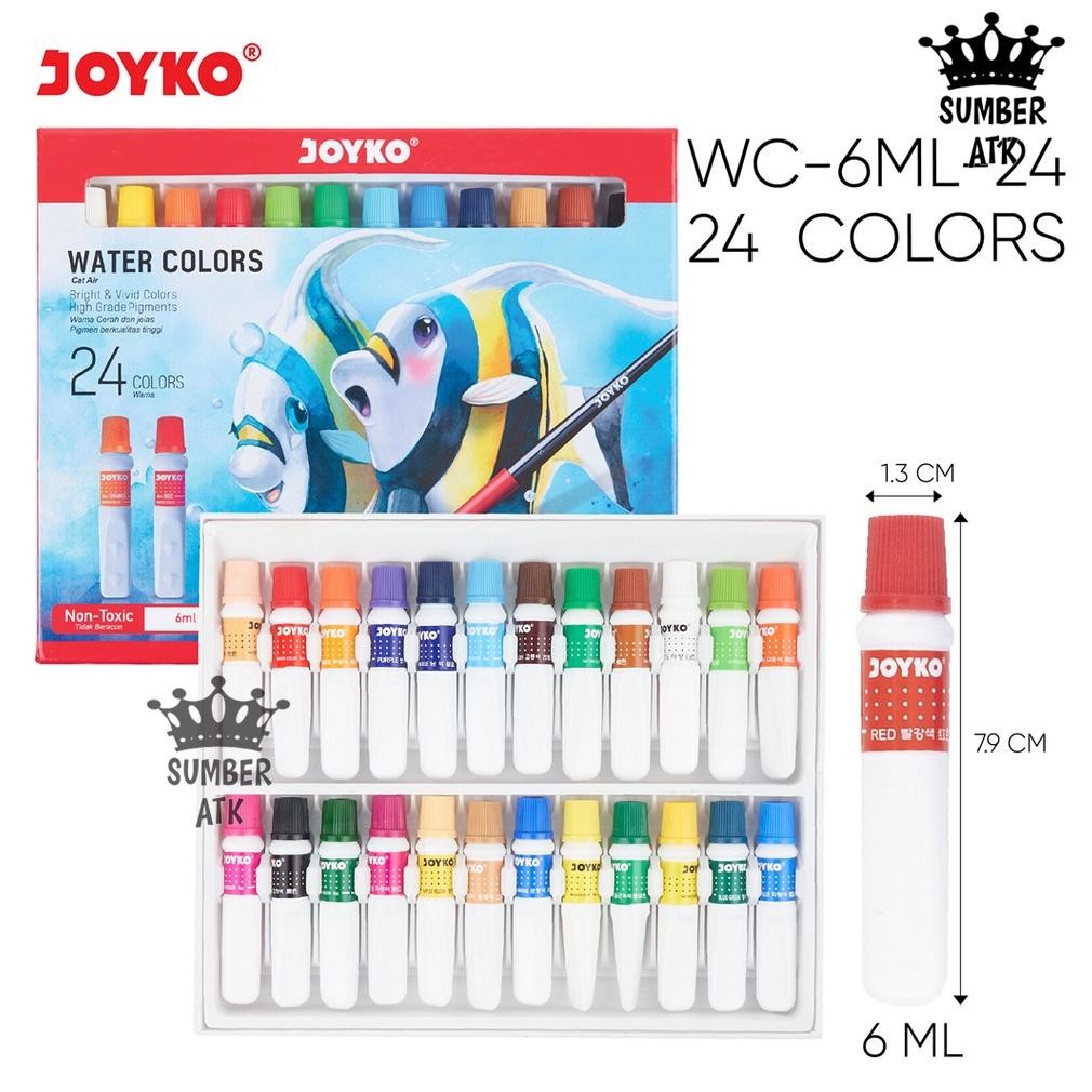 

KA Cat Air Water Color Joyko WAC-6ML 12 , 18 , 24 WARNA