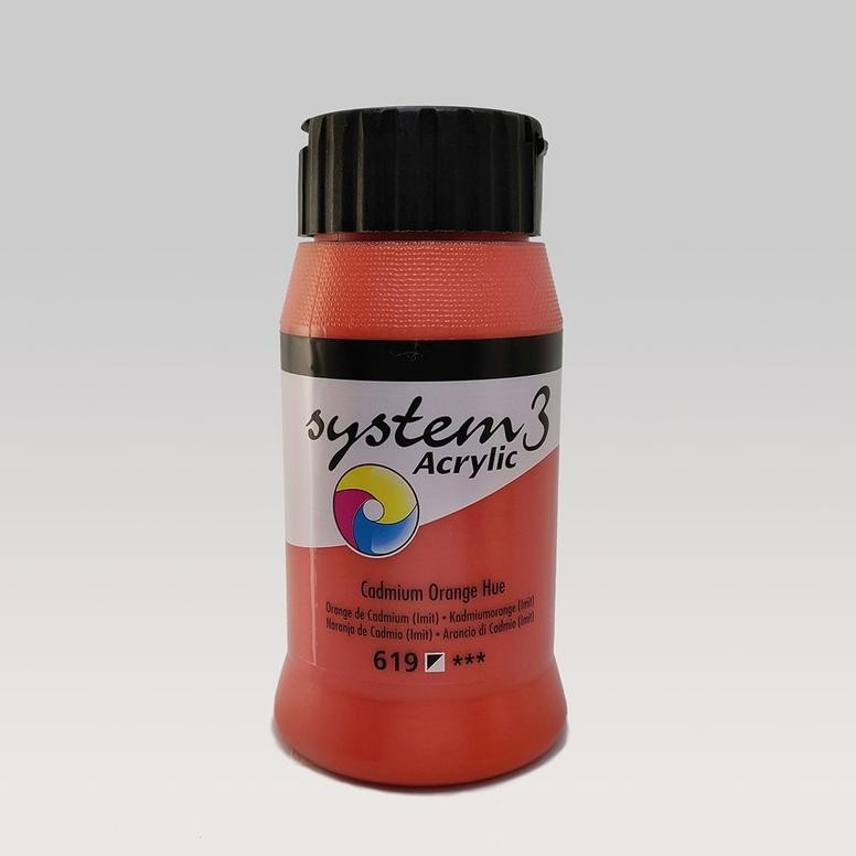 

LINDU Daler Rowney System3 Or 500ml Orange & Yellow Series